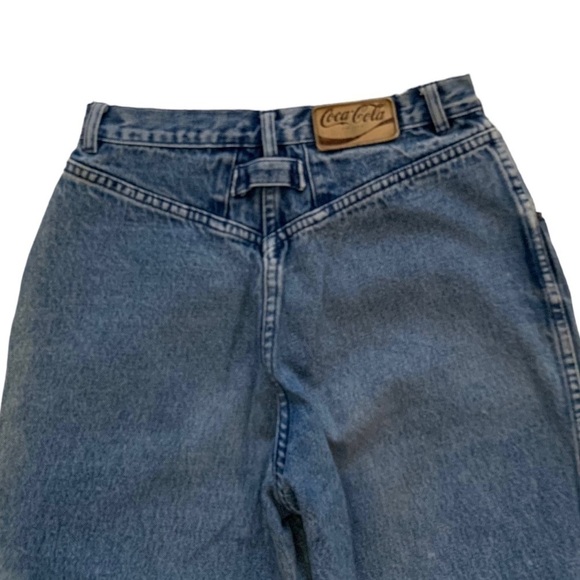 Rare Vintage 1980s Coca Cola Tapered High Waist Distressed Mom Jeans | Size 26 - Picture 5 of 16